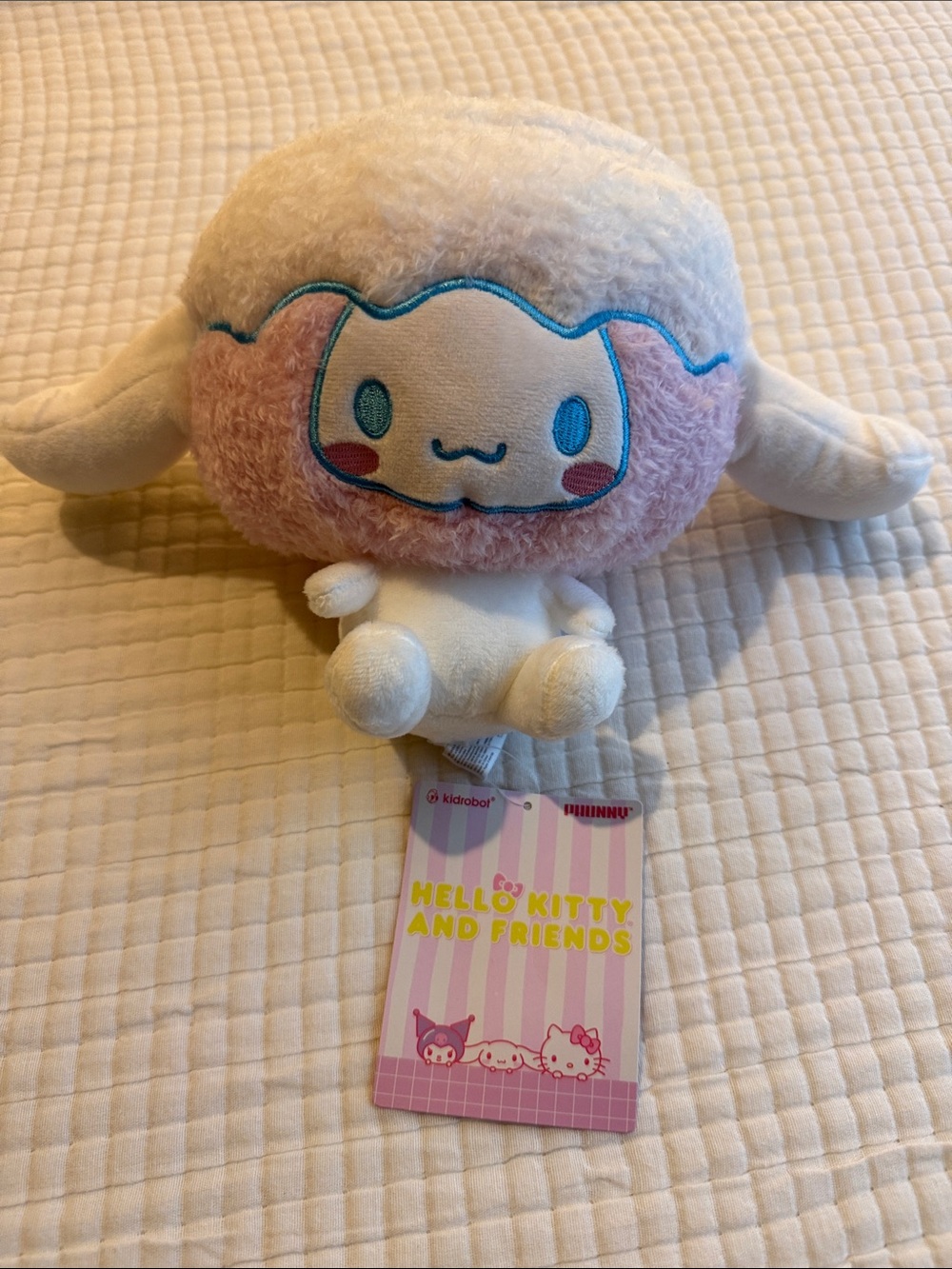 Sanrio Pink & White Cinnamoroll Plush